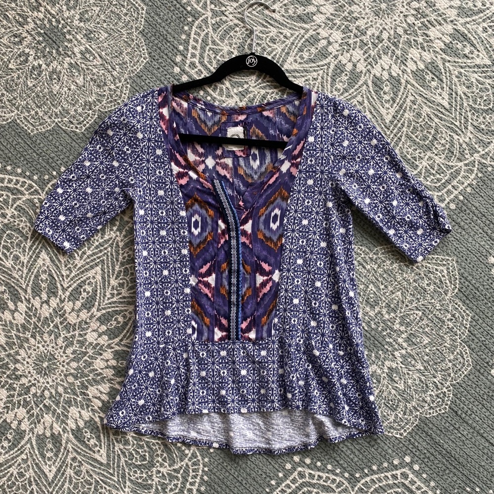 Anthropologie tunic top